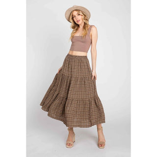 Light Gray Remi Midi Skirt (Earth)