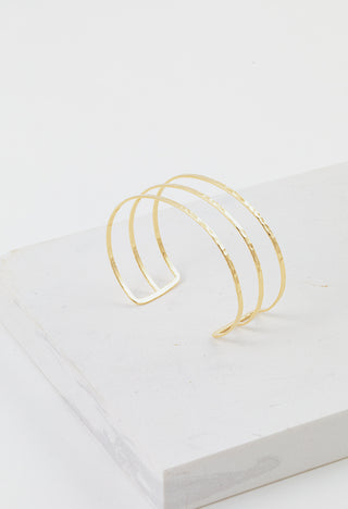 Sayla Hammered Bangle Bracelet