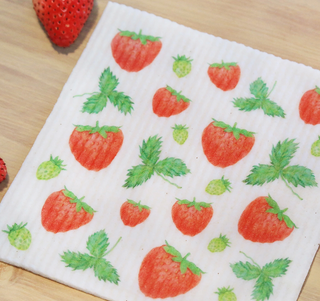 Strawberry Patch Kitchen Cloth