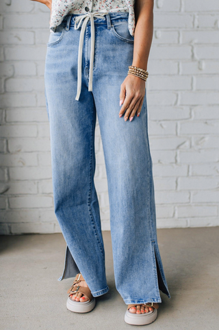 Kendra Drawstring Jeans
