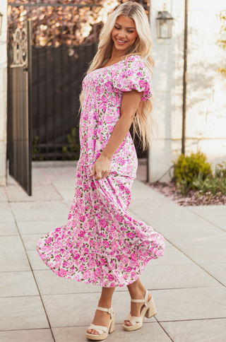 Enchanted Rose Maxi Dress