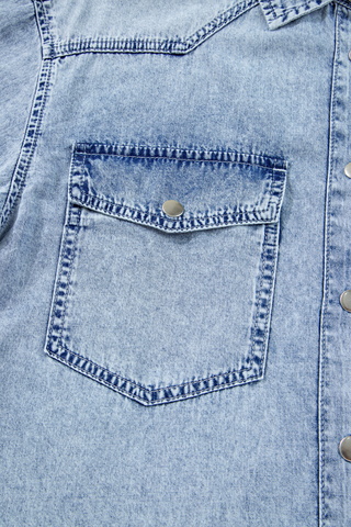 Backroad Denim Shirt Dress