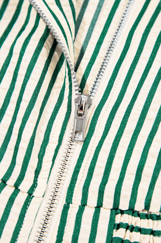 Cotton Stripe Midi Dress