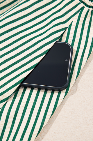 Cotton Stripe Midi Dress