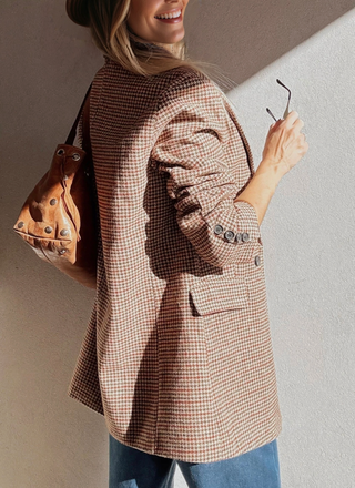 Valerie Houndstooth Blazer