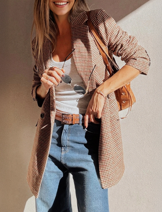 Valerie Houndstooth Blazer
