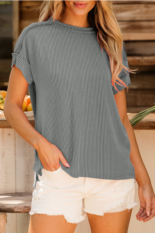 Vanya Exposed Stitch T-Shirt