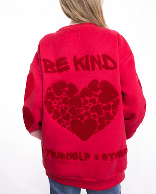 Be Kind Sweatshirt | Red Heart