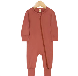 Long Sleeve Bamboo Sleeper | Dusty Rose