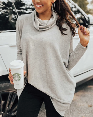 Beatrice Cowl Neck Sweater Top