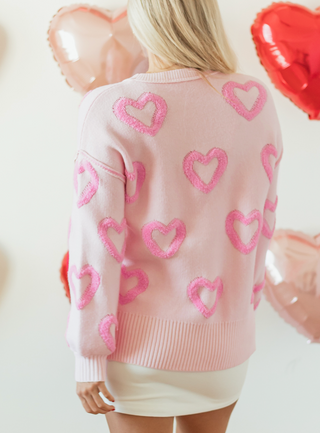 Hearts All Over Sweater