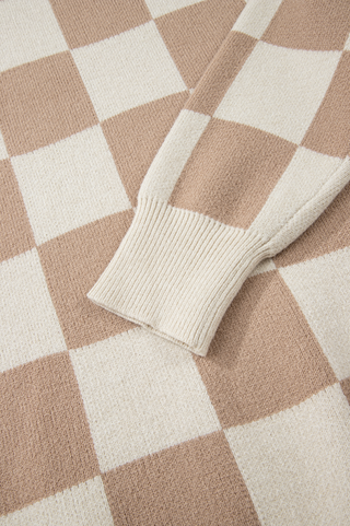 Emmaline Checkered Sweater