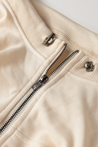 Ivory & Denim Hoodie