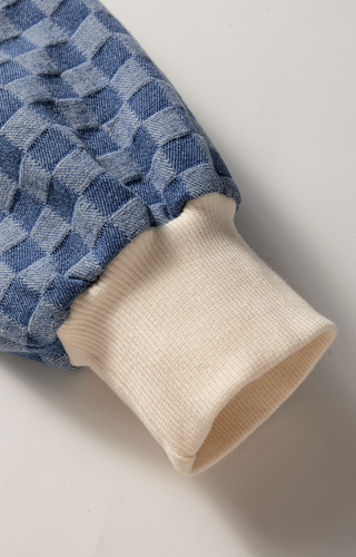 Ivory & Denim Hoodie