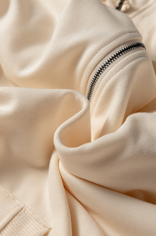 Ivory & Denim Hoodie