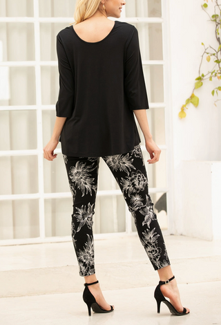 Reversible Bamboo Top | Black