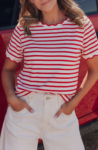 Striped Cotton T-Shirt