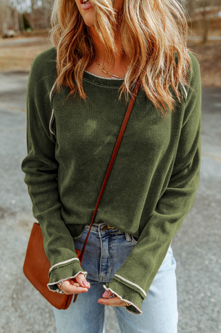 Maisie Top in Green - Size S