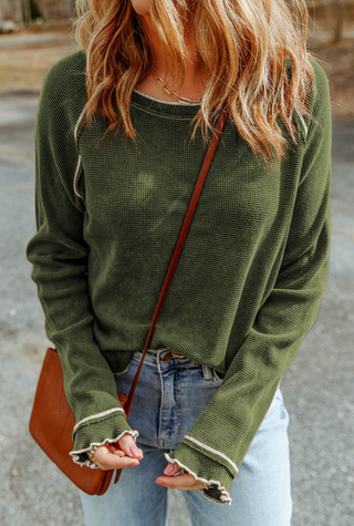 Maisie Top in Green - Size S