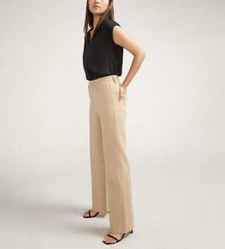 Light Gray Highly Desirable Trouser in Khaki by Silver Jeans Co.