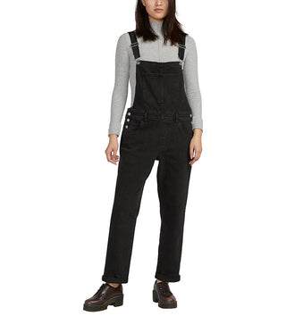 Dark Gray Baggy Overall in Black by Silver Jeans Co.