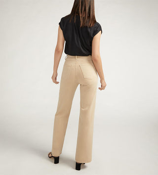 Light Gray Highly Desirable Trouser in Khaki by Silver Jeans Co.