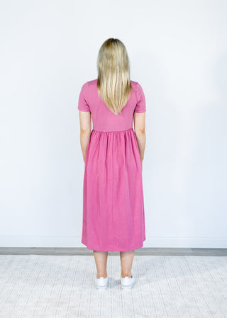 Sinéad Dress in Fuchsia