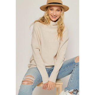 Gray Beverly Pullover Sweater (Stone)