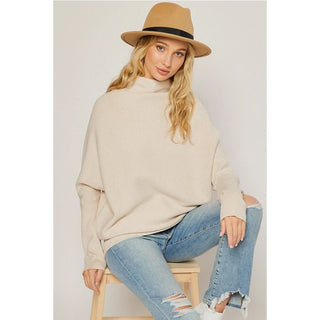 Gray Beverly Pullover Sweater (Stone)