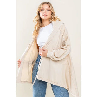 Antique White The Oversized Cardigan