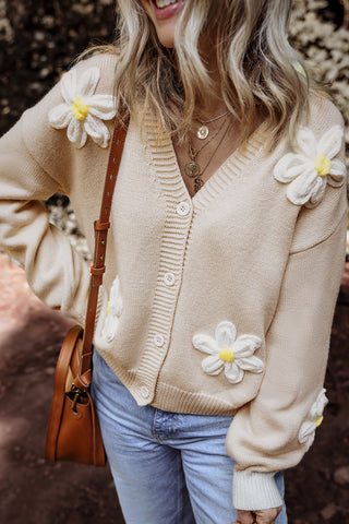 Daisies + Cream Cardigan