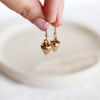Strawberry Earrings | Silver
