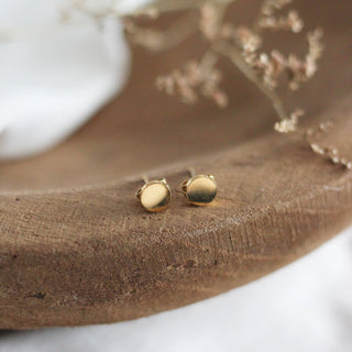 Gold Stud Earrings