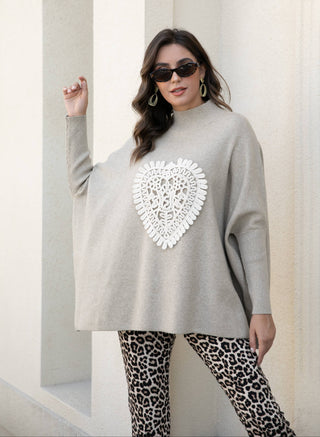 Lace My Heart Sweater