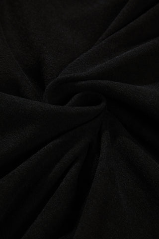 Aztec Long Sleeve Top | Black