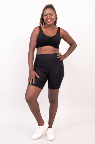 Bamboo Clipper Bra Top | Black