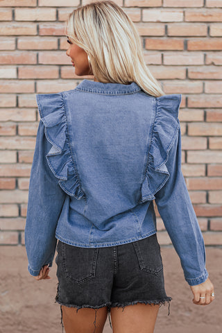 Sofia Denim Top