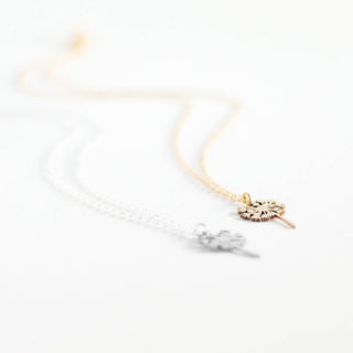 Dandelion Pendant Necklace | Silver