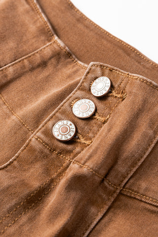 Mocha Coffee Western Denim