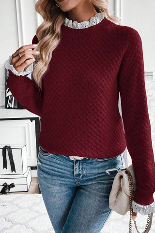 Kaye Burgundy Sweater