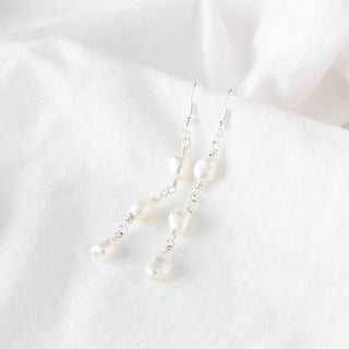 Freshwater Pearl Earrings | Silver