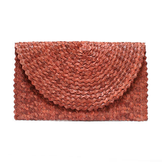 Handmade Woven Straw Clutch Purse