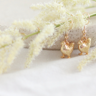Chicken Earrings