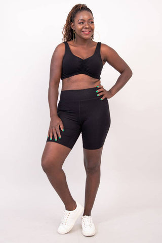 Bamboo Clipper Bra Top | Black