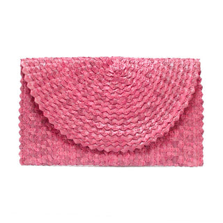 Handmade Woven Straw Clutch Purse