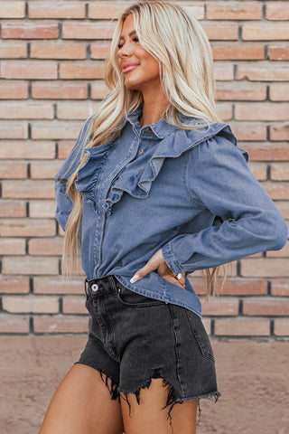 Sofia Denim Top
