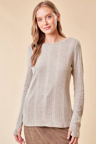 Wheat The Lilliana Top (Beige)