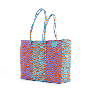 Sunset Woven Super Tote