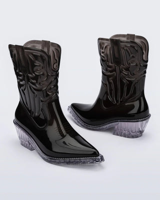 Western Texas Boot in Black