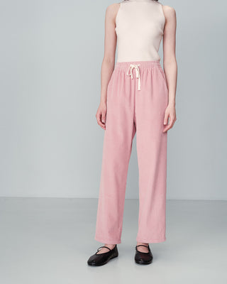 Nicolas Corduroy Trousers in Pink Rose